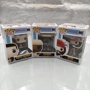 Funko Pop ''Happy Gilmore'' ( Happy, Chubb's & Otto ) Vinyl Figures Lot 890-892